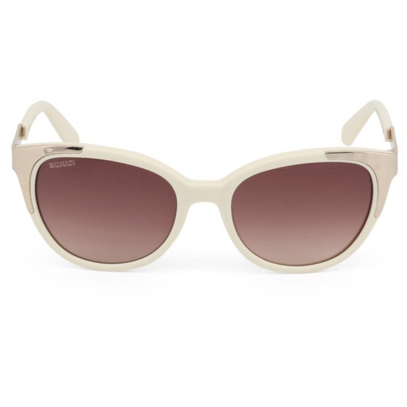 Balmain Paris Women\'s‎ Cream Oversized Square Sunglasses with Case main image 5